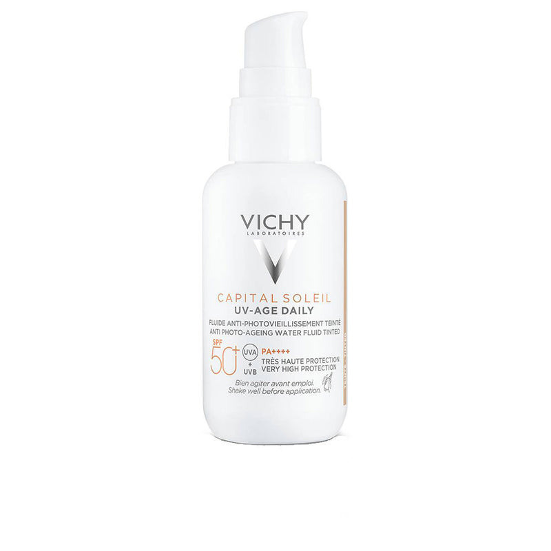 Vichy Capital Soleil Uv Age Daily Photoprotective Fluid Color Light Spf50+ 40 Ml | Vuodevaatteet.fi