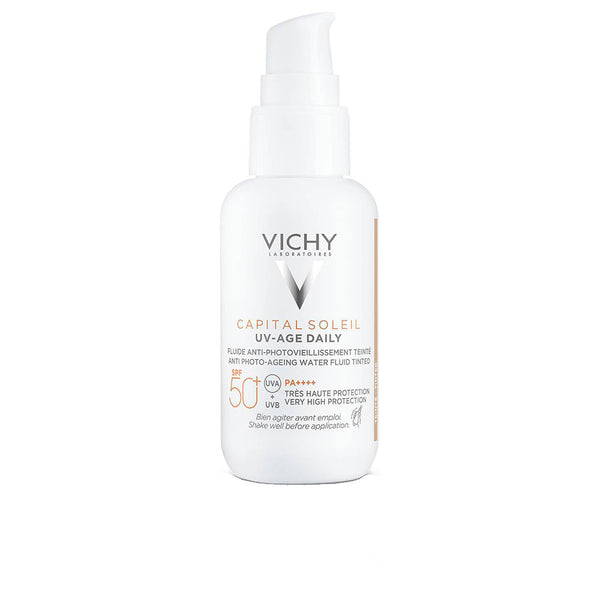 Vichy Capital Soleil Uv Age Daily Photoprotective Fluid Color Light Spf50+ 40 Ml | Vuodevaatteet.fi