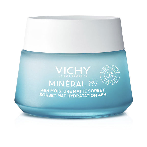 Vichy Minéral 89 48H Moisturizing Matte Sorbet Gel With Hyaluronic Acid 50 Ml | Vuodevaatteet.fi