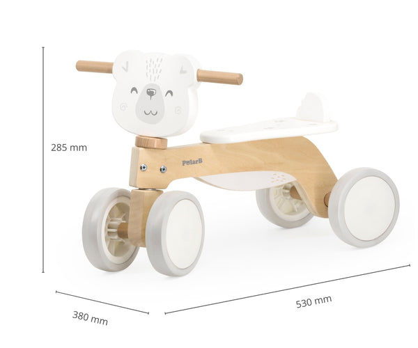 Hölzernes Spielzeugfahrzeug – Bärchenknopf