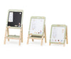 Große doppelseitige Holztafel für Kinder