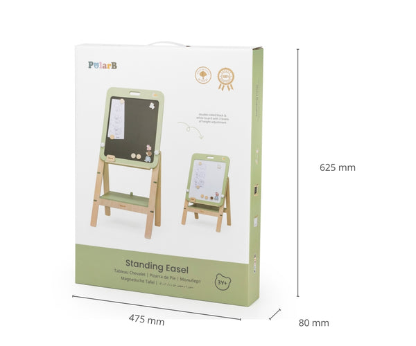 Große doppelseitige Holztafel für Kinder