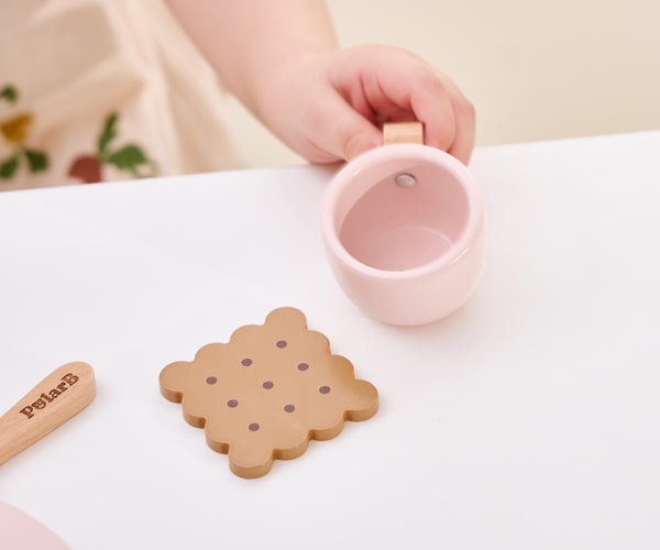 Hölzernes Kaffee- und Teeset - Spielgeschirr