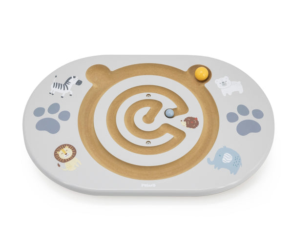 Buntes Labyrinth-Balancierspiel aus Holz für Kinder