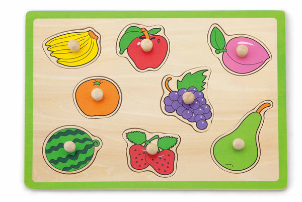 Viga 50020 Flat Puzzle Fruit -pulmapeli, jossa on hedelmäaiheinen kuva.
