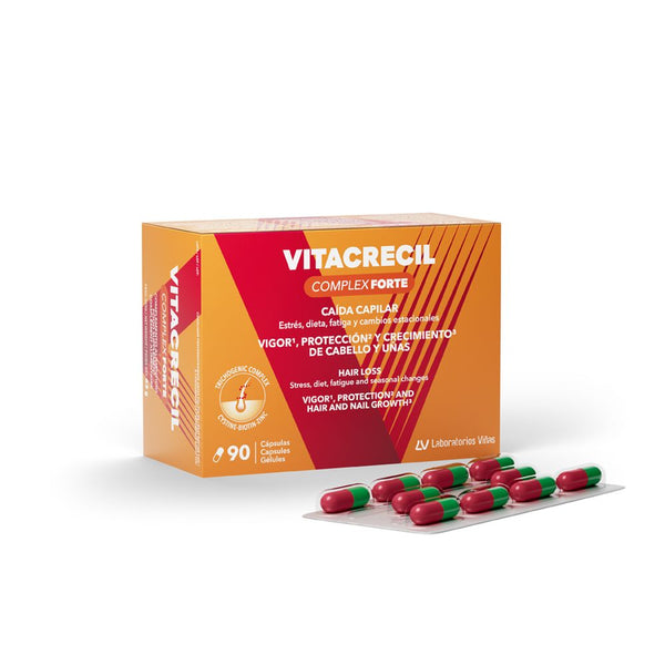 Vitacrecil Complex Forte Hair And Nails Capsules 90 Units | Vuodevaatteet.fi