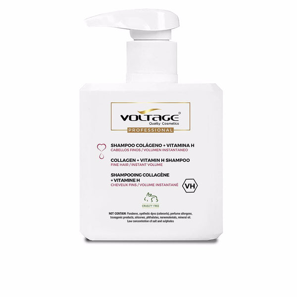 Voltage Cosmetics Collagen + vitamin h shampoo 500 ml | Vuodevaatteet.fi