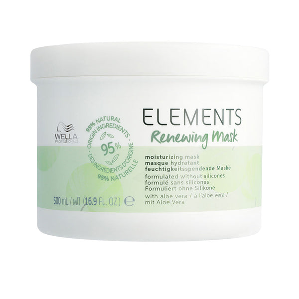 Wella Professionals Elements uudistava kosteuttava naamio ilman silikoneja kaikille hiustyypeille 500 ml | Vuodevaatteet.fi