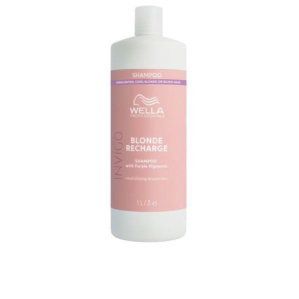 Wella Professionals Invigo Blonde Recharge Shampoo Blonde Hair 1000 Ml | Vuodevaatteet.fi