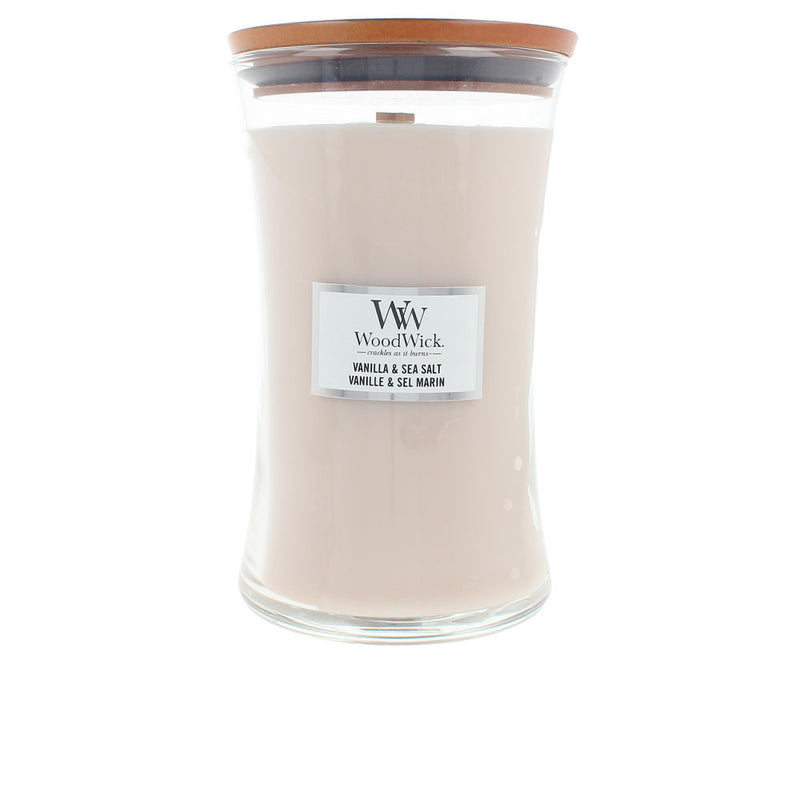 Woodwick Candle #Vanilla & Sea Salt 609 Gr | Vuodevaatteet.fi