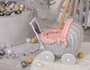 Puppenwagen - Grey With Old Pink