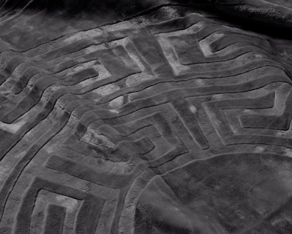 Embossed Zeta Deken Antrasiitti - Vuodevaatteet